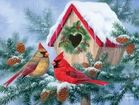 Пазл Кардиналы