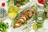 Пазл Карп с овощами