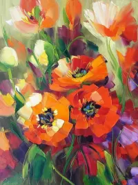 Пазл Картина маков