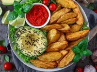 Пазл Картофель и авокадо