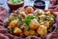 Пазл Картофель с грибами