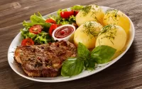 Пазл Картофель с мясом