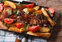 Пазл Картофель с мясом