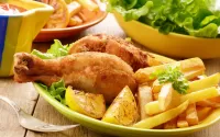 Пазл Картошка фри и ножки