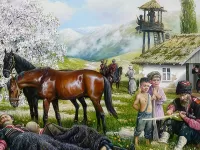 Пазл Казаки на отдыхе