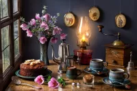 Пазл Кекс у окна