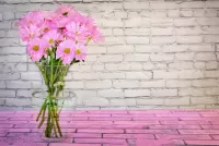 Пазл Кирпичики, цветочки