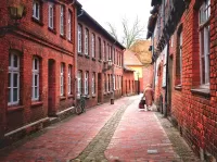 Пазл Кирпичная улица