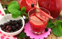 Пазл Кисель из смородины