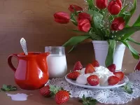 Пазл Клубника с творогом