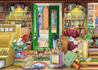 Пазл Книжный магазин
