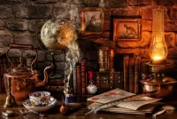 Пазл Книжный вечер