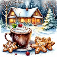 Пазл Кофе и печенье