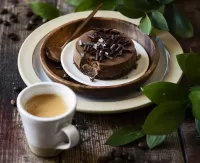 Пазл Кофе и пирожное