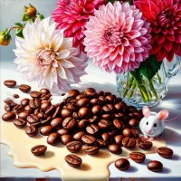 Пазл Кофейные зерна
