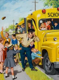 Пазл Колесо прокололи