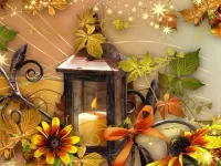 Пазл Коллаж фонарь