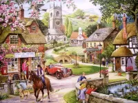 Пазл Кормление уток