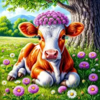 Пазл Коровка