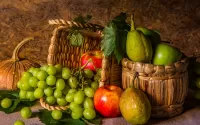 Пазл Корзина с фруктами