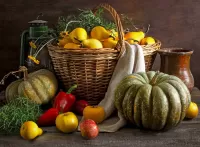 Пазл Корзина с грушами 