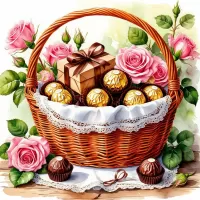 Пазл Корзина с подарками