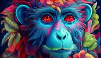 Пазл Космическая обезьяна