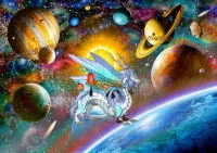 Пазл Космический дракон