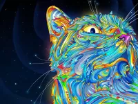 Пазл Космический кот