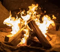 Пазл Костёр