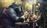 Пазл Котейский квартал