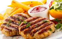 Пазл Котлетки гриль