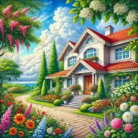 Пазл Коттедж