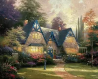 Пазл Коттедж Кинкейда