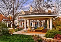 Пазл Коттедж осенью