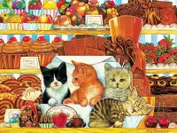 Пазл Котята и шоколад