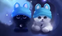 Пазл Котята Инь и Янь