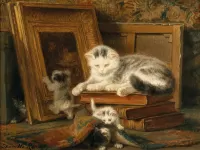 Пазл Котятки и прятки