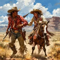 Пазл Ковбои