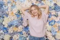 Пазл Ковёр из цветов