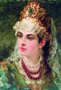 Пазл Красавица русская