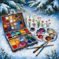 Пазл Краски