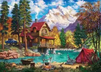 Пазл Красная палатка