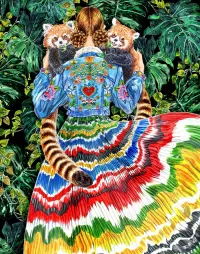 Пазл Красная панда