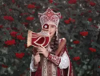 Пазл Красная рябина