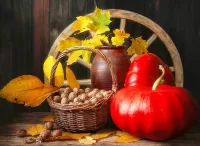 Пазл Красная тыква