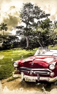 Пазл Красный автомобиль