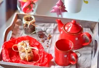 Пазл Красный чайник