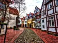 Пазл Красный тротуар