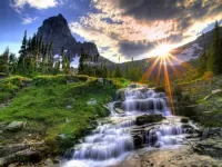 Пазл Красота водопада